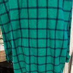 J.Crew Green Plaid Button Down Shirt jacket, with pockets XXL Photo 6