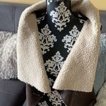 Jessica Simpson Brown Faux Fur Faux Leather Vest Photo 4