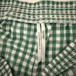 Anthropologie  green boxer pajama shorts Photo 2