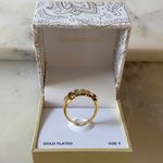 Charter Club NWT 
Gold-Tone Multicolor Crystal Ring. Photo 1