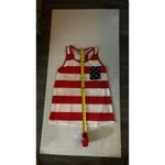 Mon Ami American Flag Striped Racerback Tank Americana Classic Festival USA N/S Red Photo 6