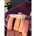 Soft Surroundings  Velvet Button Down Shirt Tunic Burgundy Long Sleeve Size L Photo 5