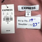 EXPRESS ‎ Cami Top Ruffle Trim Sleeveless Casual Blouse Rose Gold Medium Photo 1