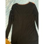 HEGLER Asymmetrical Paneled Long Sleeve Tunic Dress M Orange Gray Brown Size M Photo 7