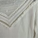 Saylor  Revolve‎ white Kellie cut out sweater size small Photo 4