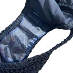 ANDIE NWT  Demi Moore X The Tropez Crochet Bottom Mid Rise Med Coverage M Black Photo 11