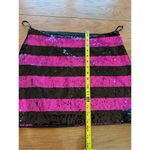Forever 21 Black and Purple Sequin Mini Skirt Photo 4