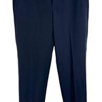 Vince  Size 4 Pants Navy Blue Trousers‎ Solid Mid Rise Slim Straight Career 1417 Photo 0