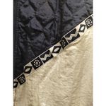 Vintage Rhythm Sport by Janeve Women's Size Small Cream Blue Zip Up Quilted Vest Photo 2