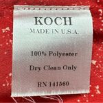 Koch Red Paisley Blouse Size XS Photo 4