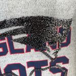 NFL Team Apparel New England Patriots Beaded Short Sleeve Gray Shirt Photo 2