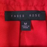 Faded Rose Women’s Red Pleated Mini Skirt Size Medium NWT Photo 4