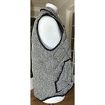 Women's J. Crew Quilted Down Herringbone Puffer Vest, Black & White, Small Photo 7