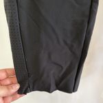 Athleta  Stellar Crop Pant L Black Stretch Knit Zip Pockets Mid Rise Athleisure Photo 3