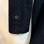 L'Academie NWT L’Academie Black Wool Blend Trench Coat Size Large Photo 10