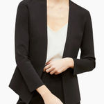 MM.LaFleur M.M.LaFleur Woolf Jardigan Black Size Large Open Front Knit Blazer Photo 0
