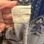 AB Studio Royal Blue and Black Paisley Midi Dress | Medium Photo 4