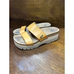 REEF  Women 8 Cushion Neutral Tan Comfort Sandals Platform Double Strap Beachy Photo 6