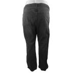 Abercrombie & Fitch  The 90s Relaxed High Rise Black Straight Denim Jeans Size 35 Photo 2