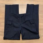 Madison Brown Pleated Wide Leg Business Slack Pants w/ Pockets Black/Grey Size 8 Photo 0