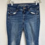 American Eagle  Outfitters Womens 8 Jeans Super Stretch Bootcut Medium Wash Photo 2