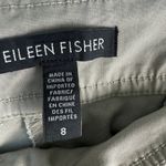 Eileen Fisher  Pants Tapered Cargo Khaki Green Size 8 Photo 4
