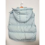 AMI Paris Alexandre Mattiussi Hooded Padded Gilet Down Vest Oversized Ski Blue Photo 8