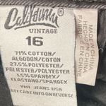 California vintage CALIFORNIA VINTAGE Women’s Faded Black Jeans Size 16 Inseam 28” Photo 7