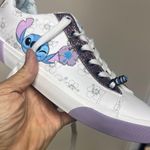 Disney LILO & Stitch White and Purple Chunky Sole Sneakers Size 9.5 Photo 4