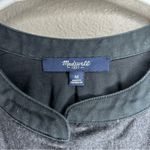 Madewell  Latitude gray wool blend patch pocket shirt dress size medium Photo 10