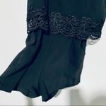 Parker Black Sleeveless Classic Romper Jumpsuit Shorts Size S Photo 11