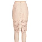 Keepsake The Label Bright Night Lace Pencil Skirt Rose Pink Size Small Photo 3