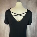 Mossimo Supply Co  | Black Short Sleeve T-Shirt Dress | Size Small Photo 2