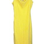Urban Outfitters  Dresses Uo Ava Polka Dot Cowl Neck Slip Dress Sz L yellow Photo 0