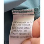 Foxcroft Bluish Green Blouse Long Sleeve Button Down Wrinkle Free Fitted Fit 16P Photo 7