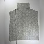 Joie  Light Gray Turtleneck Sweater Vest 🍂🍁 Photo 1
