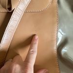 Harper Ave Orange Cream Patent Vinyl Leather Trim Backpack Bag Travel Diaper Bag Photo 12