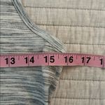 Athleta white gray heathered fly away back yoga athletic tank top small Photo 9