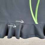 Victoria Beckham  Target Calla Lily Dress Womens L Black Satin Ruffle Peplum Hem Photo 12