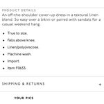 Madewell  Rio Cover-Up Dress Chambray Blue Linen Photo 11