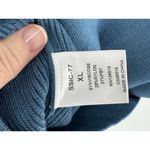 Revolve Stitches & Stripes Eva Half Zip Ribbed Sweater Sweatshirt Size XL Blue Photo 4