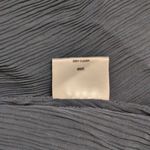 Eileen Fisher Blue Crinkle Silk Textured Open Front Drape Cardigan L/S XS Photo 5