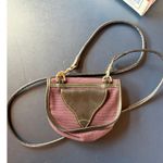 Dooney & Bourke Vintage Rare Purple Mini Cavalry Crossbody Punk Goth Bag Photo 7