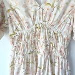 En Saison Callie Mini Dress Floral Puff Sleeve Babydoll Cottagecore Feminine White Photo 2