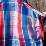 Peyton & Parker Red, White, and Blue Checked Sleeveless Dress M Red Size M Photo 6