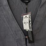 EXPRESS | oversized grey boyfriend slightly cropped shirt Photo 2