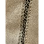 Coldwater Creek  leather crochet vest womens western‎ cowgirl rodeo Size Large Photo 3