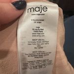 Maje Light Pink Scalloped 100% Silk Tank Top Size 1 US Small Photo 9