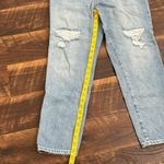 Madewell  The Mom Jean Size 28 Light Wash Distressed Ripped Denim Version Photo 3