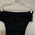 l*space L* Black Free Love‎ Prima Donna Fringe Bandeau Monokini Swimsuit Photo 9